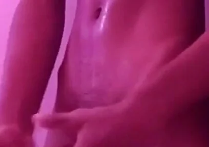 Risky BBC in Neighbor’s Bathroom - Covered in Lube & Spit Intense Stroking