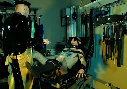 Latex Bondage Session with Master Aion Payne & Ian Echo - Part Two