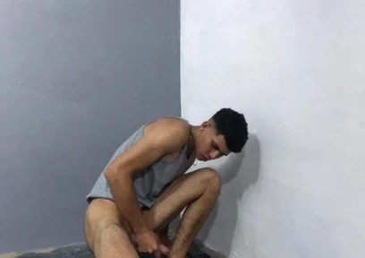 Young Painter Gets an Erect Cock