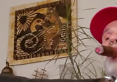 Cigardad on His Couch