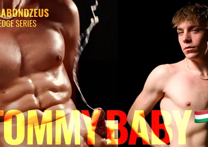 Blond Hungarian Muscular Twink Got Edged Ending with Huge Cumshot