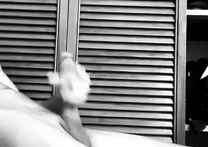 Monochrome BBC Stroking Session - Intense Handjob and Cum Black20one