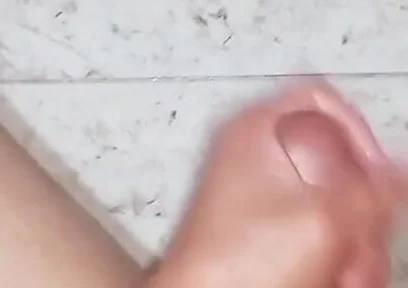 A Passionate POV Handjob with a Pleasurable Vibe in the Bathroom