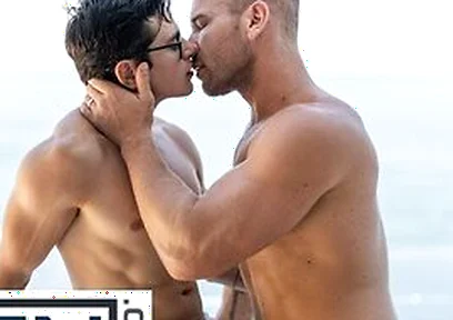 Sumner Blayne Bends Alex Gonz Over For A Deep Fucking And A Steamy Beach Facial