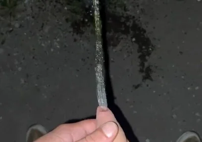 Teen Boy Pissing Outdoor