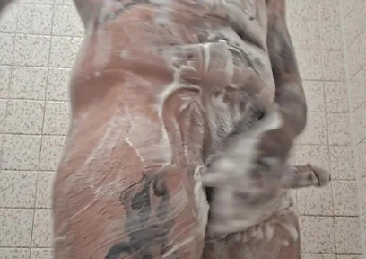 Thugged Out Mexican Jacking off in Showers