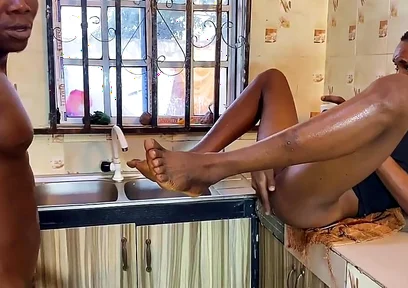 Inside the Kitchen Fucking