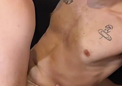 Double Stuffing Italian Bottom Raw Hung Cock Threesome Part 2