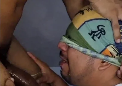 A Guy with a Huge Black Cock Fucks My Mouth