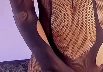 Femboy Ken Dresses up as a Whore and Plays Only with His Verca in Tights