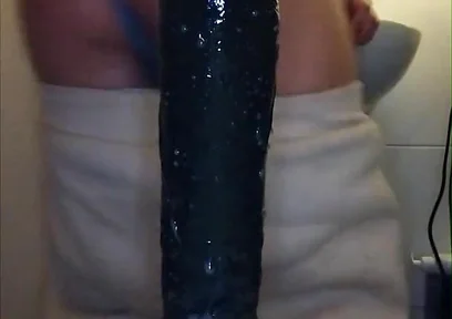 At My Friend's, She Stole Her Panties and Rode Them to Orgasm, Bathroom.mp4