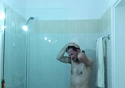 Masturbating Alone in the Shower, Almost Caught Masturbatin
