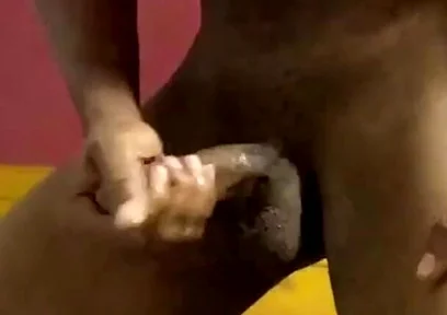 Black Twink Morning Jerk off