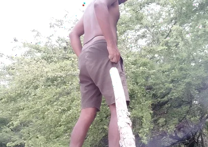 Xhard on Dick on Duty in Forest Alone