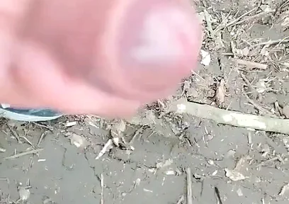Risky Jerk off After Work Masturbation Cumshot