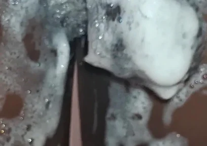 Cms Cleaning His Big Black Uncut Cock