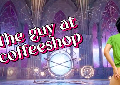Seeing a Guy Is a Coffee Shop with Hard Cock and Offered Him a Blowjob