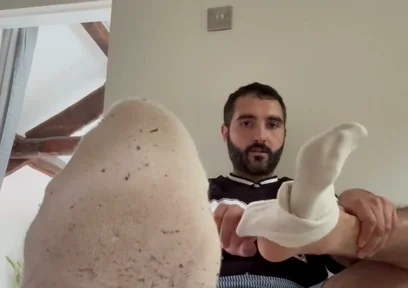Sniffing My Overused Socks After the Gym!