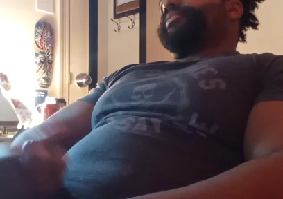 BBC Bear Cam Show Jerk and Cum