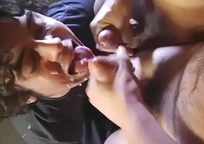 Long Haired Sluts Throat Used By Two Bald Jocks