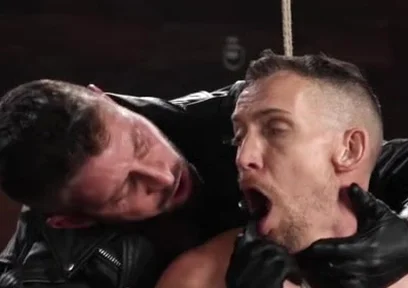 Leather master cock sucking