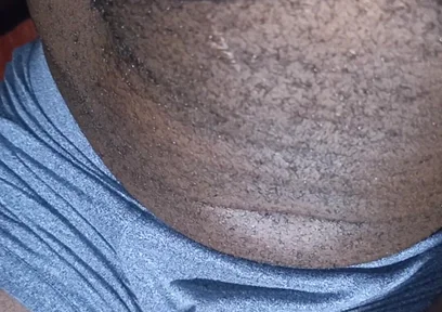 Hairy Kenyan Muscline Dude