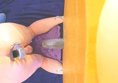 Extreme Anal - Huge Speculum Keeps Femboy Ass Opened