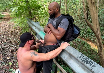 Big Black Hung Stud Fucks Young Asian Hole and White Muscle Jock Into Submission
