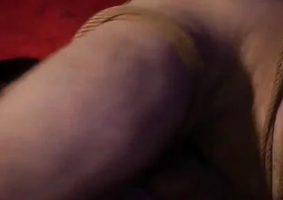 Beautiful Guy Tightly Roped: Trying to Escape
