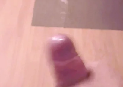 Stretching and Horny Cum