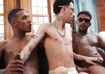 Two Large Dark Penises 1 White Hole