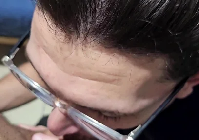 Tattooed White Guy with a Big Uncut Dick Asked Me to Leave Gloryhole and Finish the Job Outside