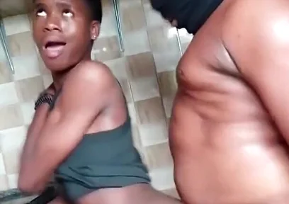 Big Stepfather Fucking My Visitor Inside Kitchen.
