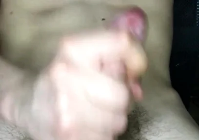 Young Man Jerking off His Big Cock