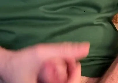 Edging My White Cock with Cum as Lube