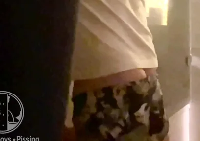 Caught Pissing on His Friend in the Bathtub