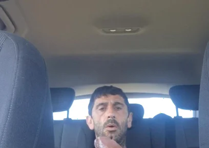 Mature Men Masturbating Naked in the Car