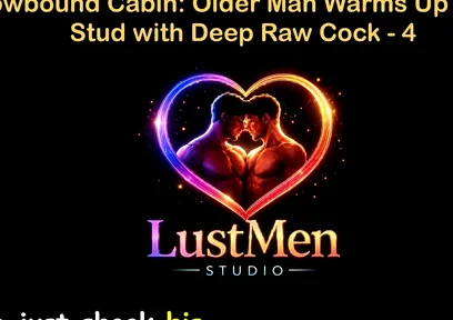 English Audio Gay Sex Story - Snowbound Cabin Older Man Warms up Young Stud with Deep Raw Cock - Part 4