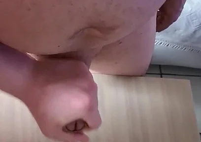 Boy Giving Daddy a Helping Handjob