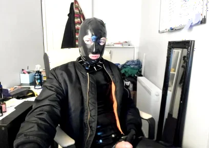 British rubber boy handjob