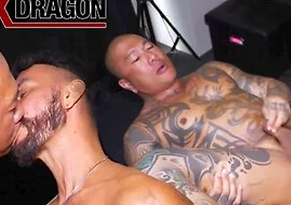 Kenjis Raging Cock Conquers Damian Dragons Ass With Total Control
