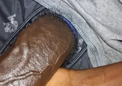 Juicy Oily Uncut BBC Stroking Slowly Close up