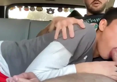 Stepdaddy Fucks His Boy In Car
