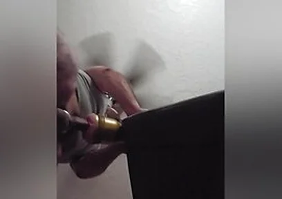 Watch Me Fuck This Fleshlight From Below And Cumming All Over