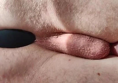 Anal Play With Silicone Butt Plug