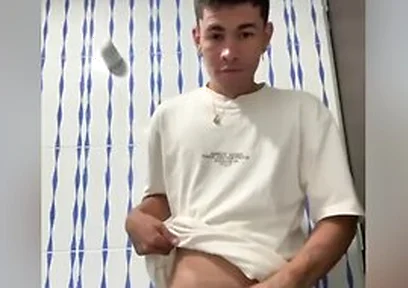Spectacular Cumshot From A Cute Latino Boy