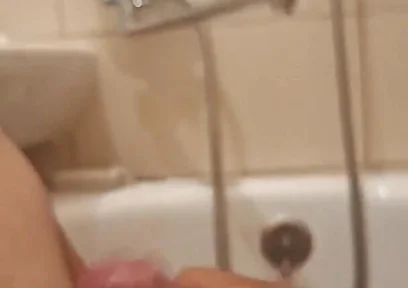 Masturbated in the Bathtub