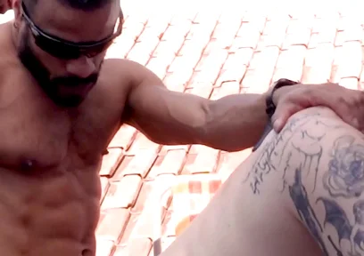 It Was a Rooftop Soccer Game, but the Straight Guy's Girlfriend Showed up.