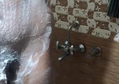 Mayank Taking Shower and Pissing