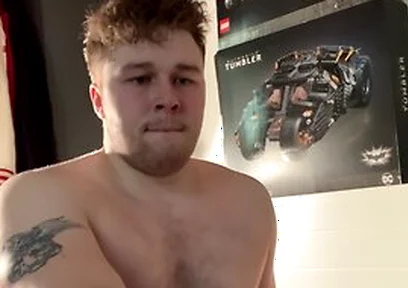 Chubby Boy Takes Massive 10 Dildo